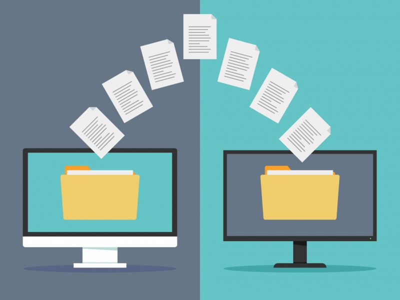 Secure data transfer app